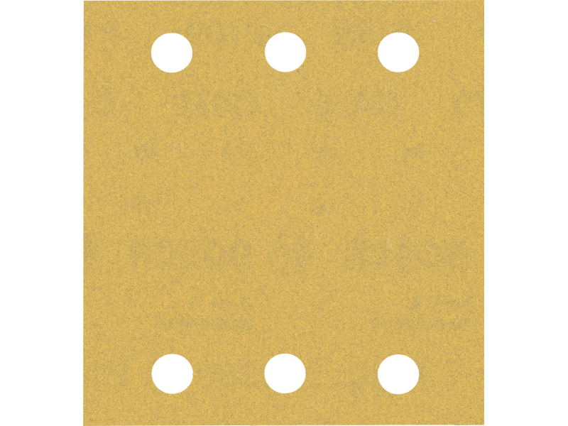 Brusni papir EXPERT C470 z 6 luknjami za vibracijske brusilnike, Dimenzije: 115x107mm, Zrnatost: 180, 2608900894